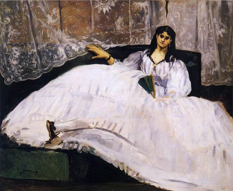 Edouard Manet Baudelaire's Mistress, Reclining